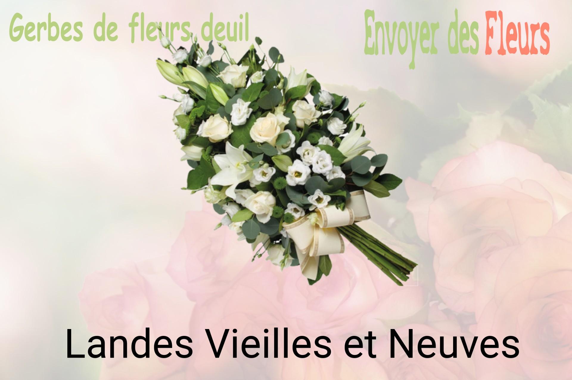 Gerbe de fleurs de deuil livrée à Landes-Vieilles-et-Neuves